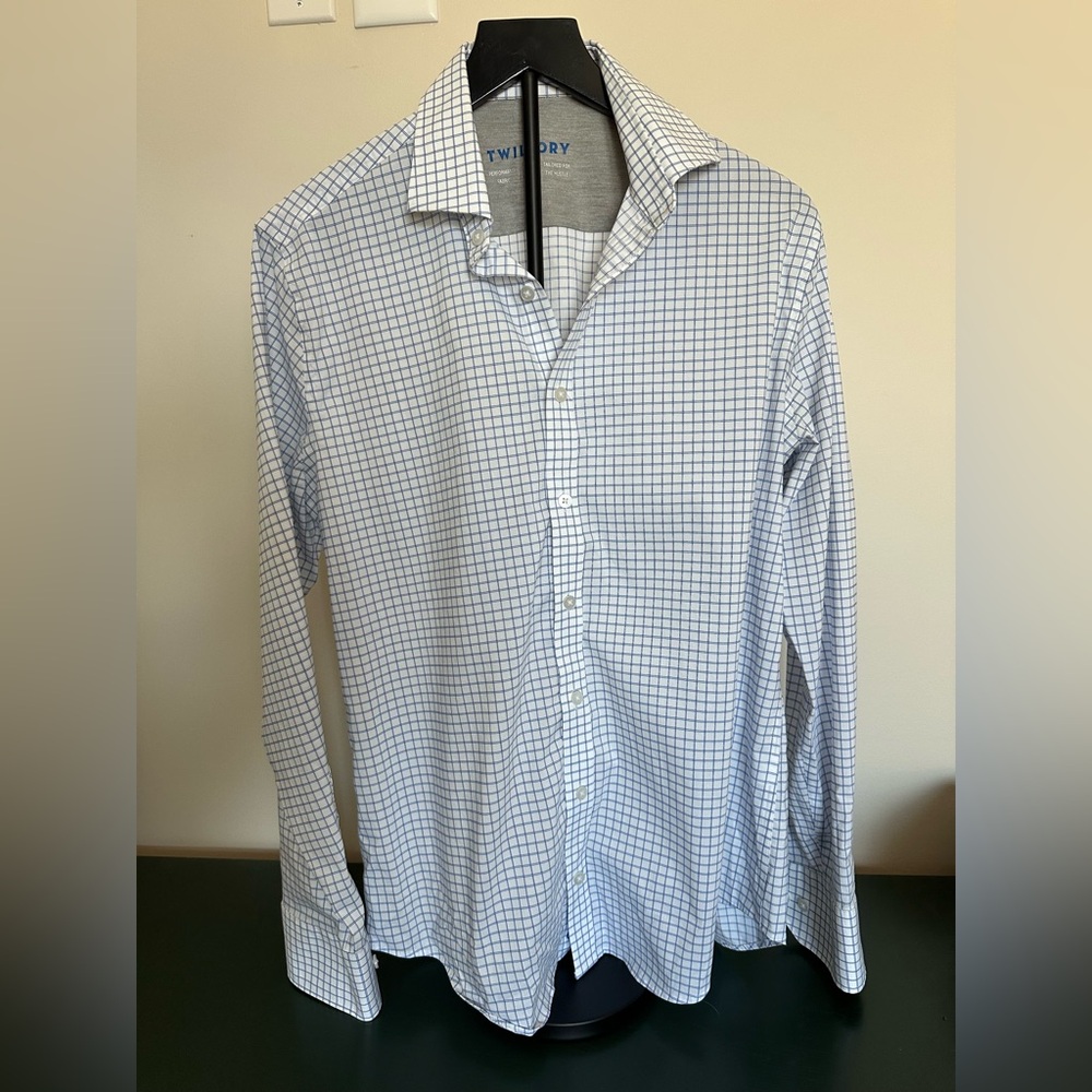 Performance Fabric Button Down Shirt - image 1